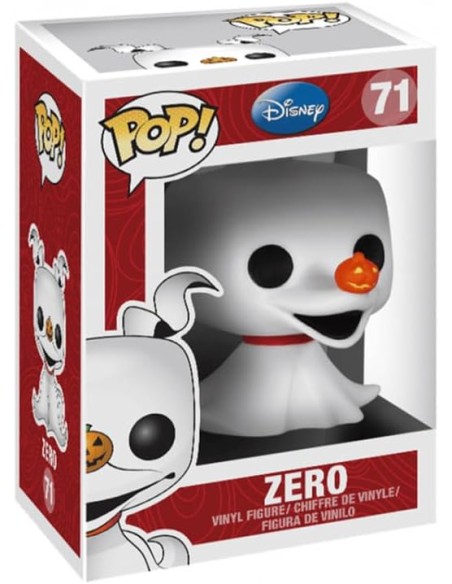 Figura Funko Pop! Disney Pesadilla antes de Navidad Zero Modelo 71 | 03406