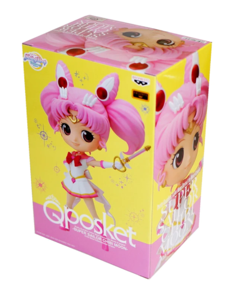 Figura Banpresto Q Posket Sailor Moon Súper Sailor Chibi Moon Modelo BP17564