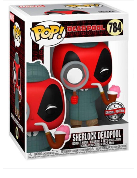 Figura Funko Pop! Marvel Deadpool Sherlock Deadpool Modelo 784 | 54691 Edición Especial