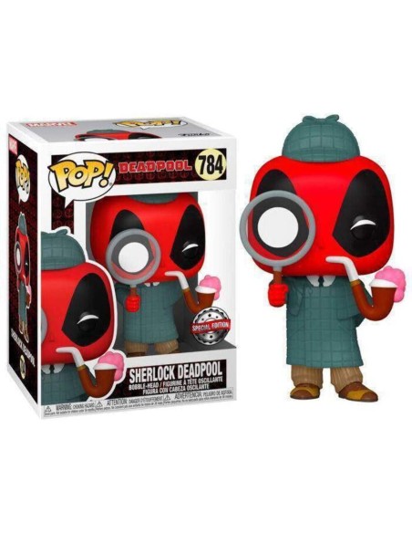 Figura Funko Pop! Marvel Deadpool Sherlock Deadpool Modelo 784 | 54691 Edición Especial