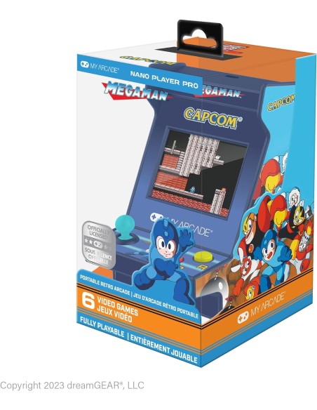 Consola Retro My Arcade Nano Player Megaman 4,5" Modelo DGUNL-4188