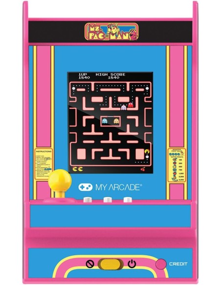 Consola Retro My Arcade Nano Player Ms Pac-Man 4,5" Modelo ‎DGUNL-7023