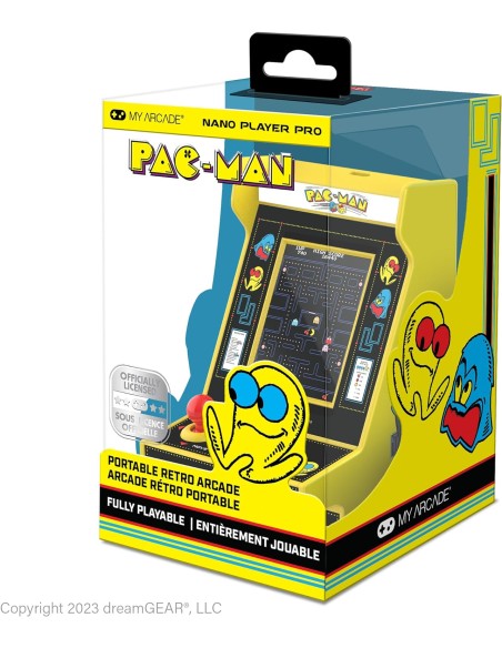 Consola Retro My Arcade Nano Player Pac-Man 4,5" Modelo ‎DGUNL-4196