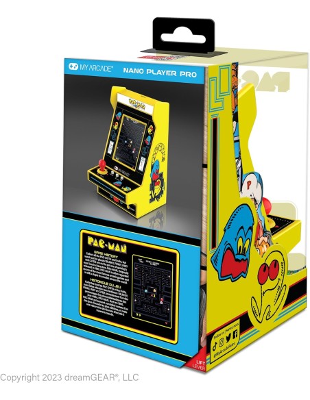 Consola Retro My Arcade Nano Player Pac-Man 4,5" Modelo ‎DGUNL-4196