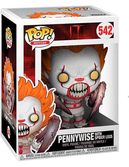 Figura Funko Pop! Películas It Pennywise con patas de araña Modelo 542 | 29526