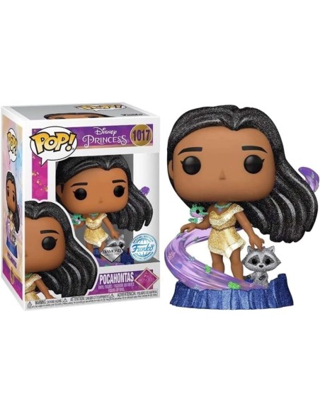 Figura Funko Pop! Princesas Disney Pocahontas Modelo 1017 | 63200 Edición Especial Diamond Collection