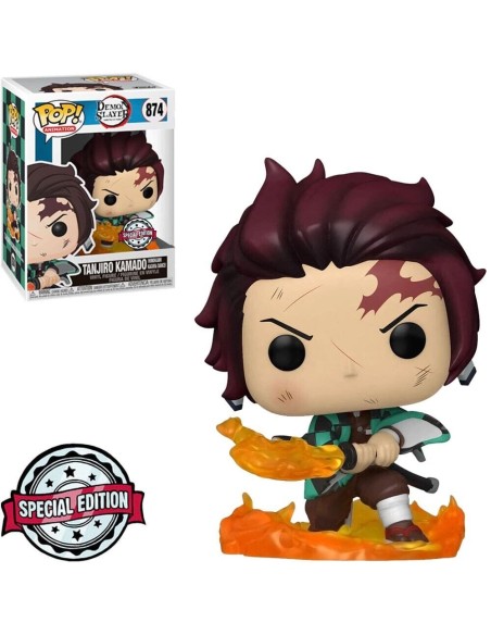 Figura Funko Pop! Demon Slayer Tanjiro Kamado Modelo 874 | 52265 Edición Especial