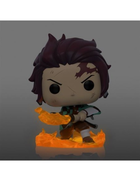 Figura Funko Pop! Demon Slayer Tanjiro Kamado Modelo 874 | 52265 Edición Chase Brilla en la Oscuridad