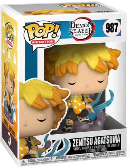 Figura Funko Pop! Demon Slayer Zenitsu Agatsuma Modelo 987| 56103 Edición Especial