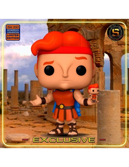 Figura Funko Pop! Disney Hércules Modelo 1329 | 69370 Edición Limitada Convención Wondrous 2023