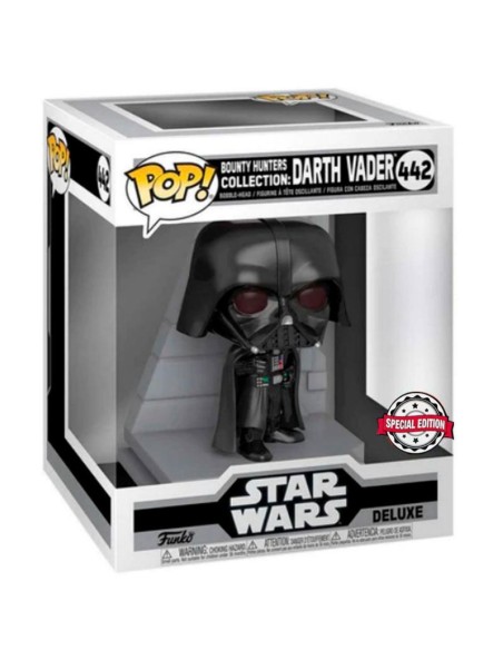 Figura Funko Pop! Deluxe Star Wars Bounty Hunters Collection: Darth Vader Modelo 442| 56108 Edición Especial