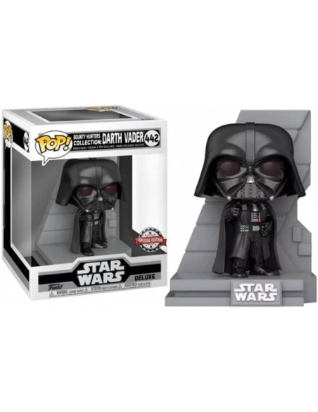 Figura Funko Pop! Deluxe Star Wars Bounty Hunters Collection: Darth Vader Modelo 442| 56108 Edición Especial