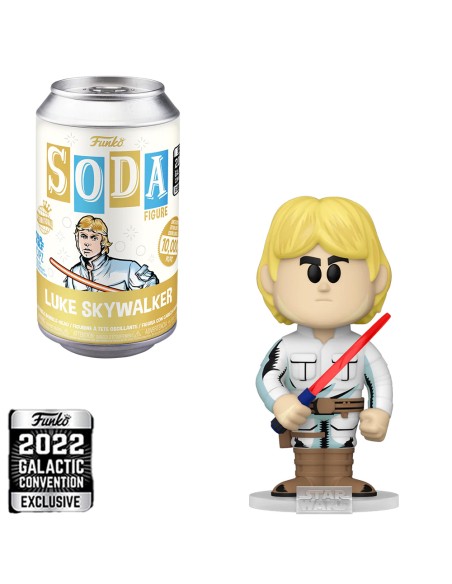 Figura Funko Soda Star Wars Luke Skywalker | 64130 Edición Exclusiva Galactic Convention 2022
