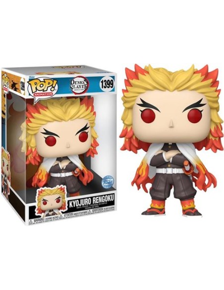 Figura Funko Pop! Demon Slayer Kyojuro Rengoku Modelo 1399 | 71281 Gigante 25 cms