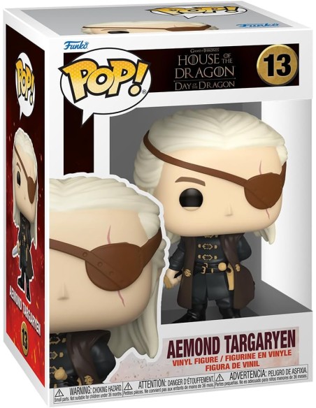 Figura Funko Pop! Series Juego de Tronos Casa del Dragón Aemond Targaryen Modelo 13 | 76471