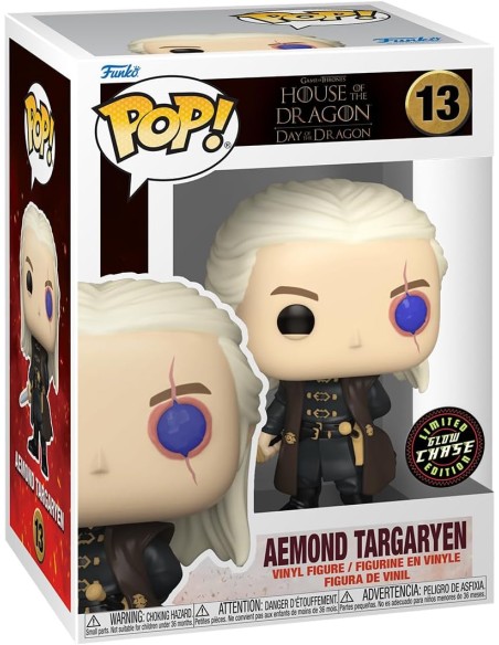 Figura Funko Pop! Series Juego de Tronos Casa del Dragón Aemond Targaryen Modelo 13 | 76471 Edición Chase