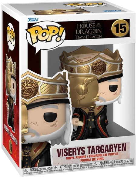 Figura Funko Pop! Series Juego de Tronos Casa del Dragón Viserys Targaryen Modelo 15 | 76474
