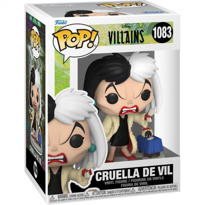 Figura Funko Pop! Disney Villanas Cruella De...