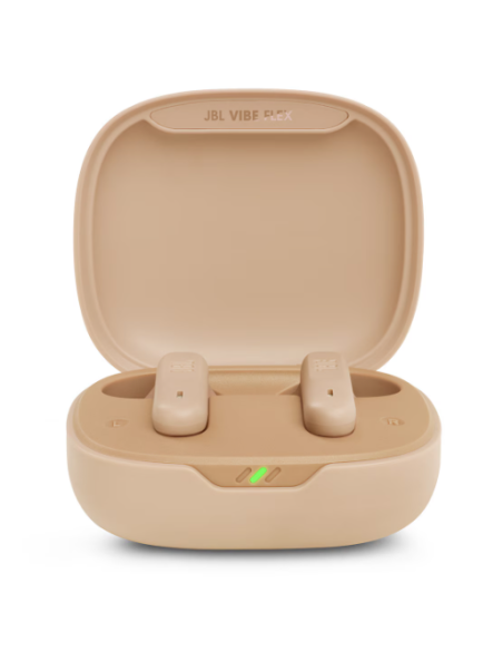 Auriculares JBL Inalámbricos Modelo Vibe Flex Color Beige