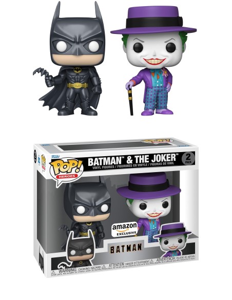 Figura Funko Pop! DC Héroes Batman & Joker Pack-2 | 62480 Edición Exclusiva