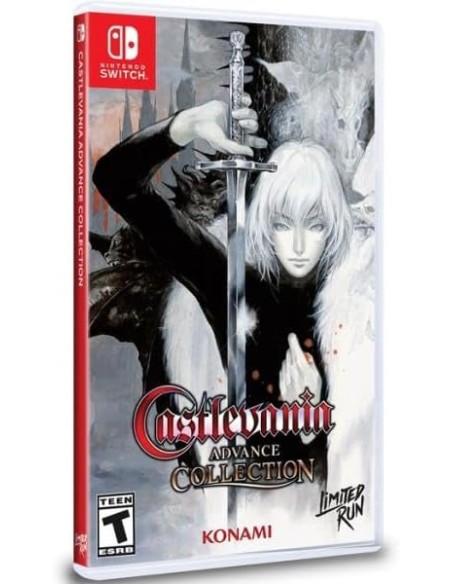 Juego Castlevania Advanced Collection Portada Aria of Sorrow para Nintendo Switch Edición Limitada
