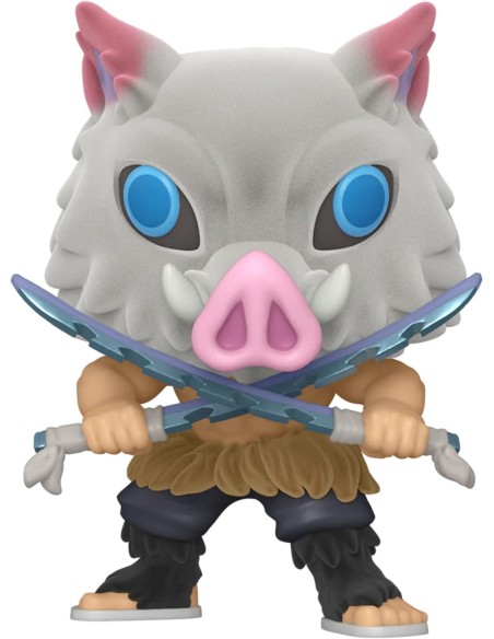 Figura Funko Pop! Animación Demon Slayer Inosuke Hashibira Modelo 875 | 40621 Edición Especial Flocked