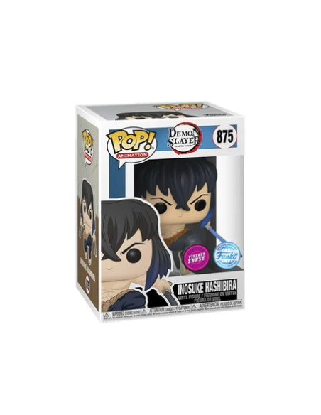 Figura Funko Pop! Animación Demon Slayer Inosuke Hashibira Modelo 875 | 40621 Edición Especial Chase Flocked