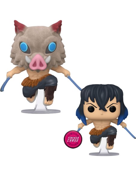Figura Funko Pop! Animación Demon Slayer Inosuke Hashibira Modelo 875 | 40621 Edición Especial Chase Flocked