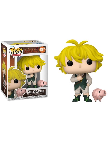 Figura Funko Pop! Animación The Seven Deadly Sins Meliodas con Hawk Modelo 1497 | 75541
