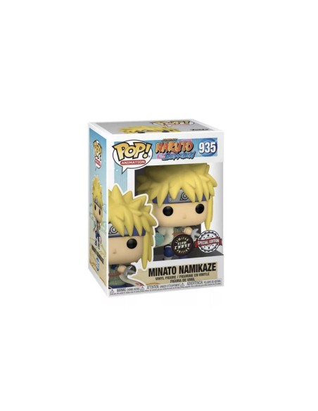 Figura Funko Pop! Animación Naruto Minato Namikaze Modelo 935 | 36441 Edición Especial de Funko Chase Brilla en la Oscuridad