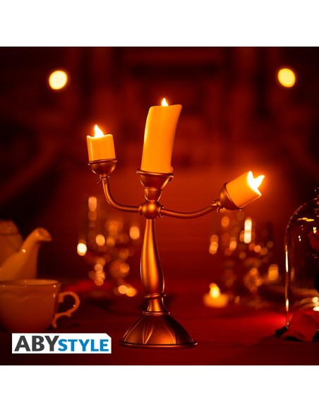 Lámpara Abystyle Disney La Bella y La Bestia Modelo Lumière