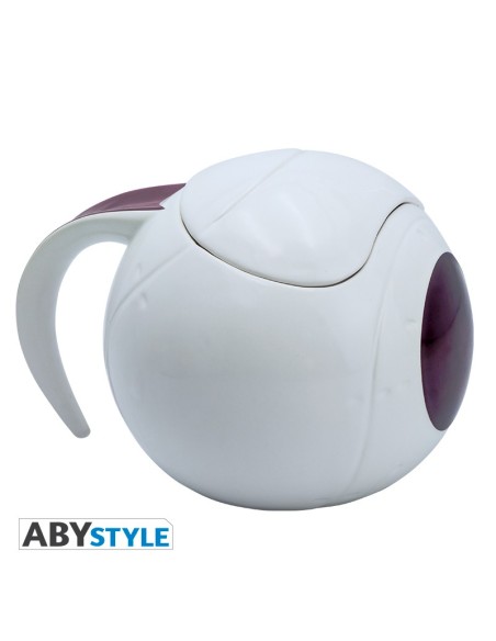Taza Mágica de Cerámica Abystyle Bola de Dragón Z Modelo Cápsula Espacial Vegeta