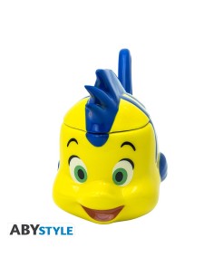 Taza de Cerámica Abystyle Disney La Sirenita Modelo Flounder