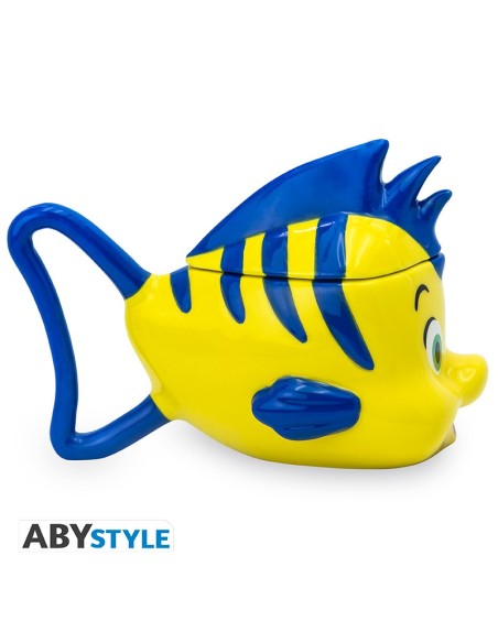 Taza de Cerámica Abystyle Disney La Sirenita Modelo Flounder