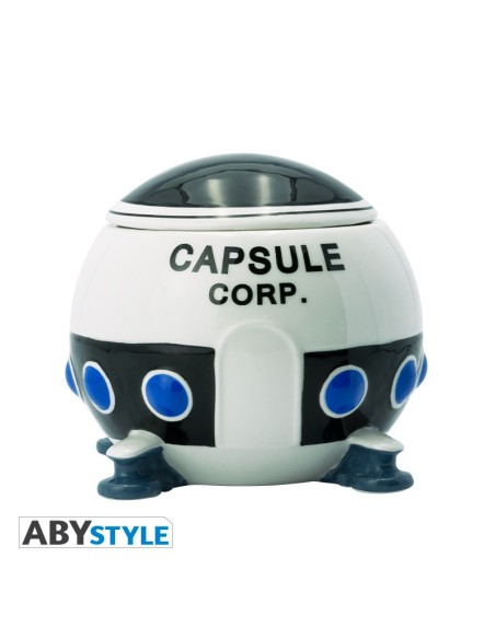 Taza de Cerámica Abystyle Bola de Dragón Z Modelo Cápsula Corp. Espacial