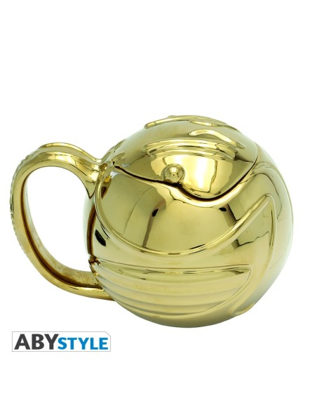 Taza de Cerámica Abystyle Harry Potter Modelo Snitch Dorada