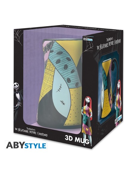Taza de Cerámica Abystyle Pesadilla Antes de Navidad Modelo Vestido de Sally