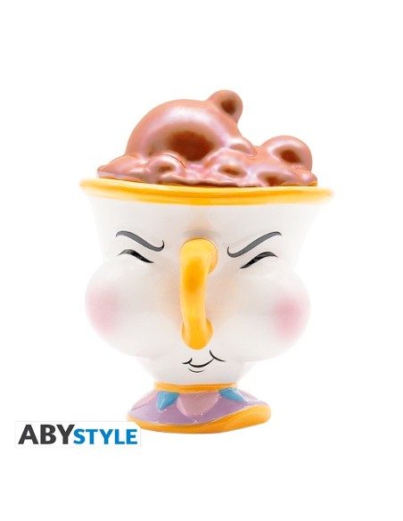 Taza de Cerámica Abystyle Disney La Bella y la Bestia Modelo Chip Enfadado con burbujas