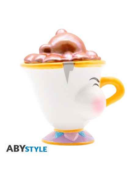 Taza de Cerámica Abystyle Disney La Bella y la Bestia Modelo Chip Enfadado con burbujas