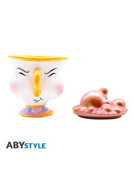 Taza de Cerámica Abystyle Disney La Bella y la Bestia Modelo Chip Enfadado con burbujas