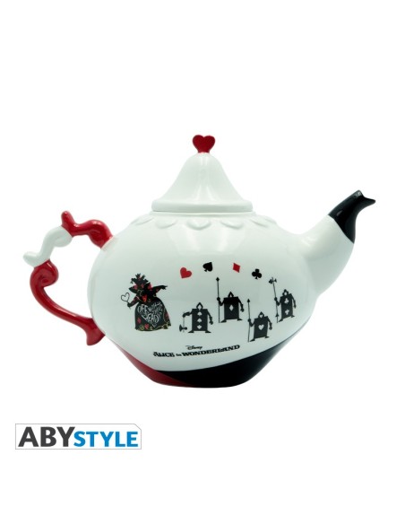 Tetera de Cerámica Abystyle Alicia en el País de las Maravillas Modelo Reina de Corazones