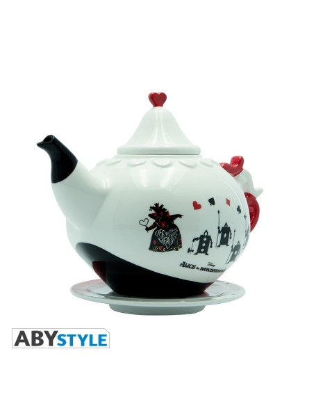 Tetera de Cerámica Abystyle Alicia en el País de las Maravillas Modelo Reina de Corazones