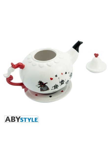 Tetera de Cerámica Abystyle Alicia en el País de las Maravillas Modelo Reina de Corazones