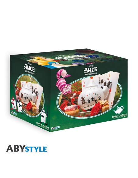 Tetera de Cerámica Abystyle Alicia en el País de las Maravillas Modelo Reina de Corazones