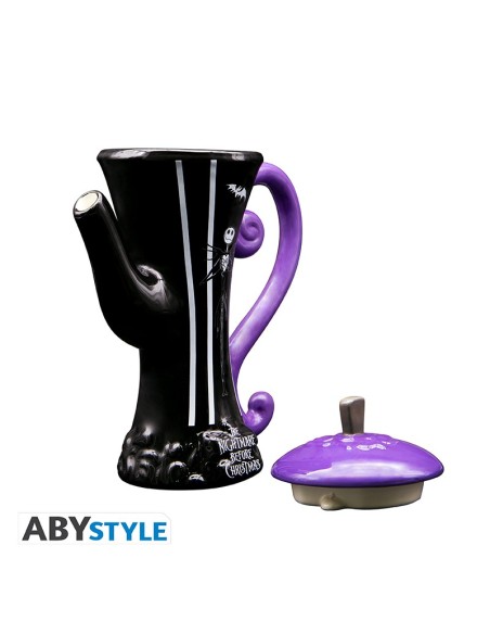 Tetera de Cerámica Abystyle Pesadilla Antes de Navidad Modelo Jack Skellington
