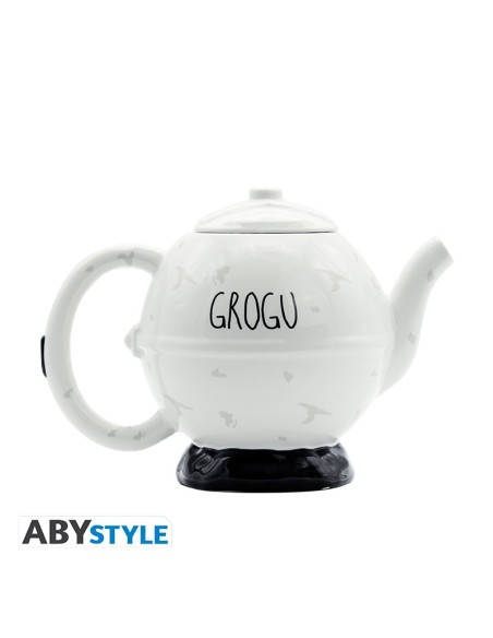 Tetera de Cerámica Abystyle Star Wars Modelo Grogu en Nave Espacial