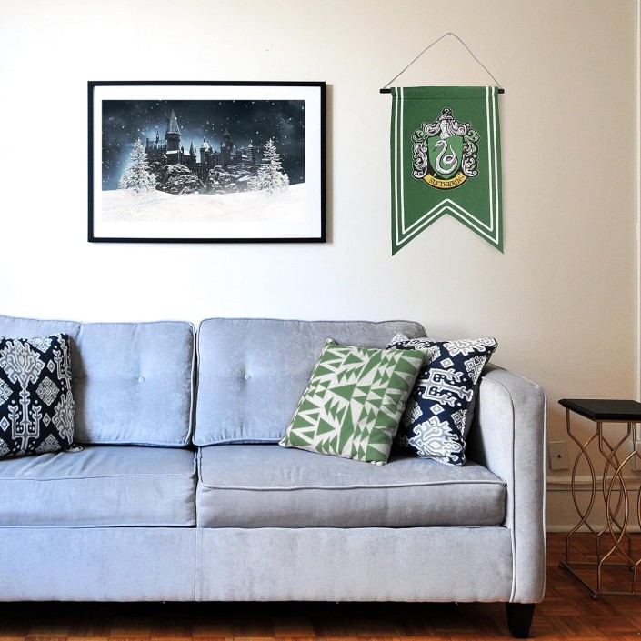 Bandera Harry Potter Modelo Escudo de Slytherin