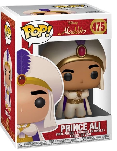 Figura Funko Pop! Disney Aladdín Principe Ali Modelo 475 | 35758