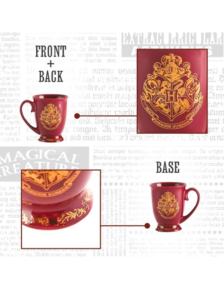 Taza de Cerámica Harry Potter Modelo Escudo de Hogwarts