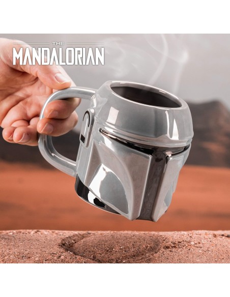 Taza de Cerámica Star Wars Modelo Casco de Mandalorian